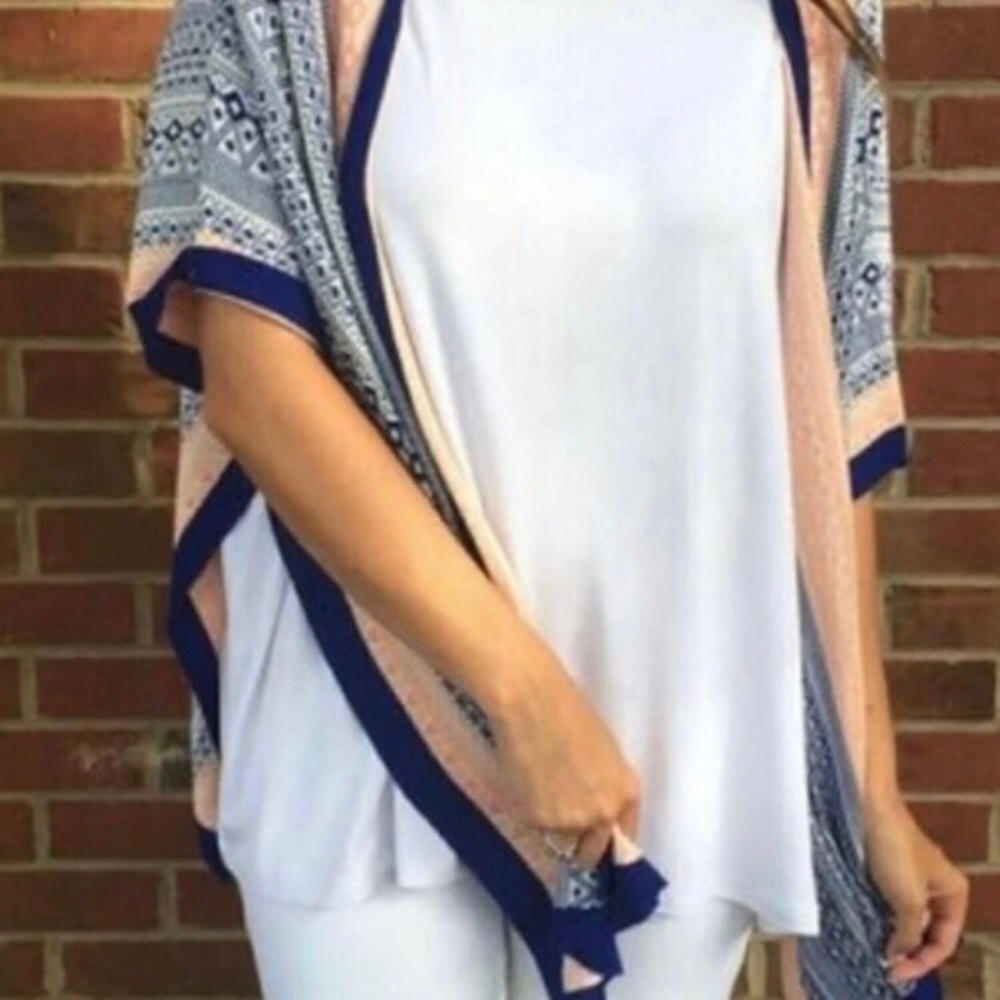 STITCH FIX Open-Front Poncho Sweater